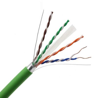 Cat6 Direct Burial Shielded FTP Ethernet Cable 1000ft 23AWG Solid Bare Copper 550MHz